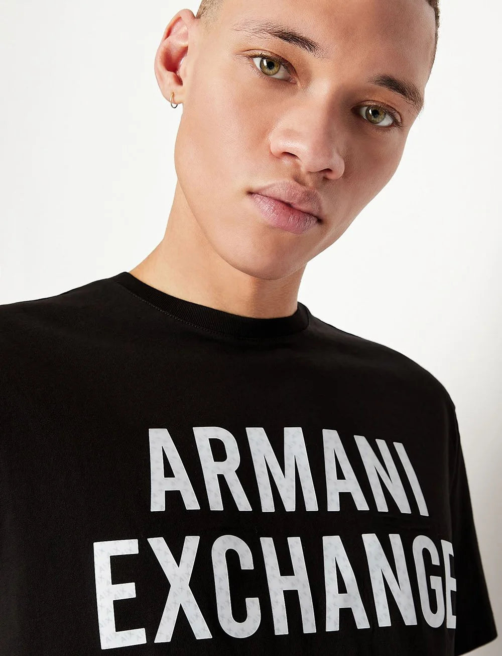ARMANI EXCHANGE TRICOU BLACK REGULAR