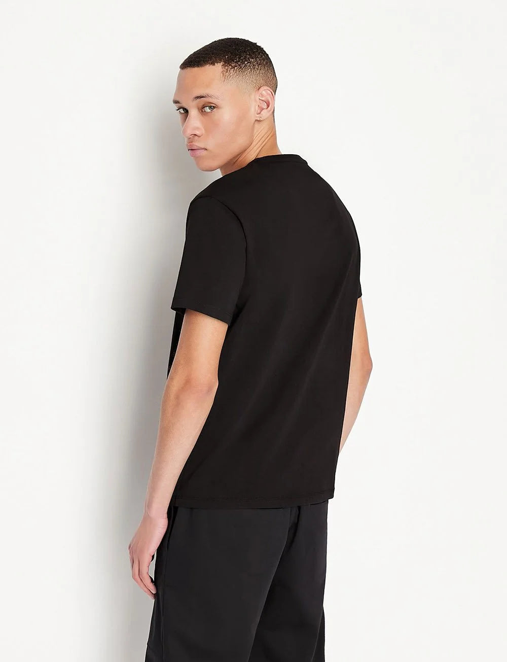 ARMANI EXCHANGE TRICOU BLACK REGULAR