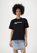 KARL LAGERFELD JEANS TRICOU NEGRU DIN BUMBAC