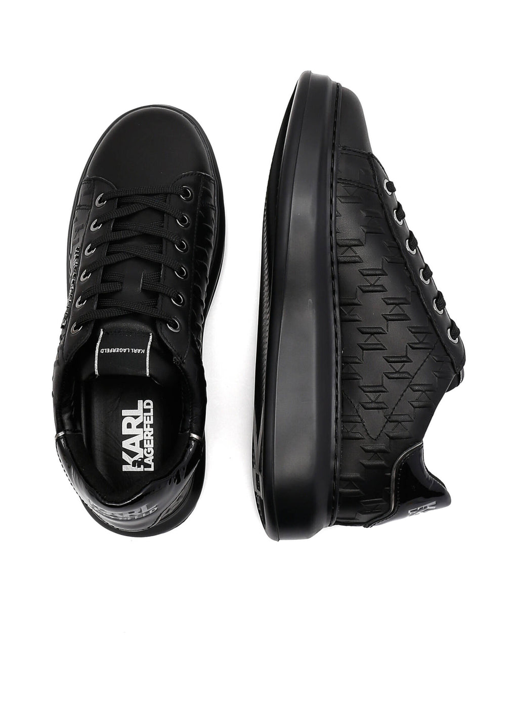KARL LAGERFELD PANTOFI SPORT MONOGRAM BLACK