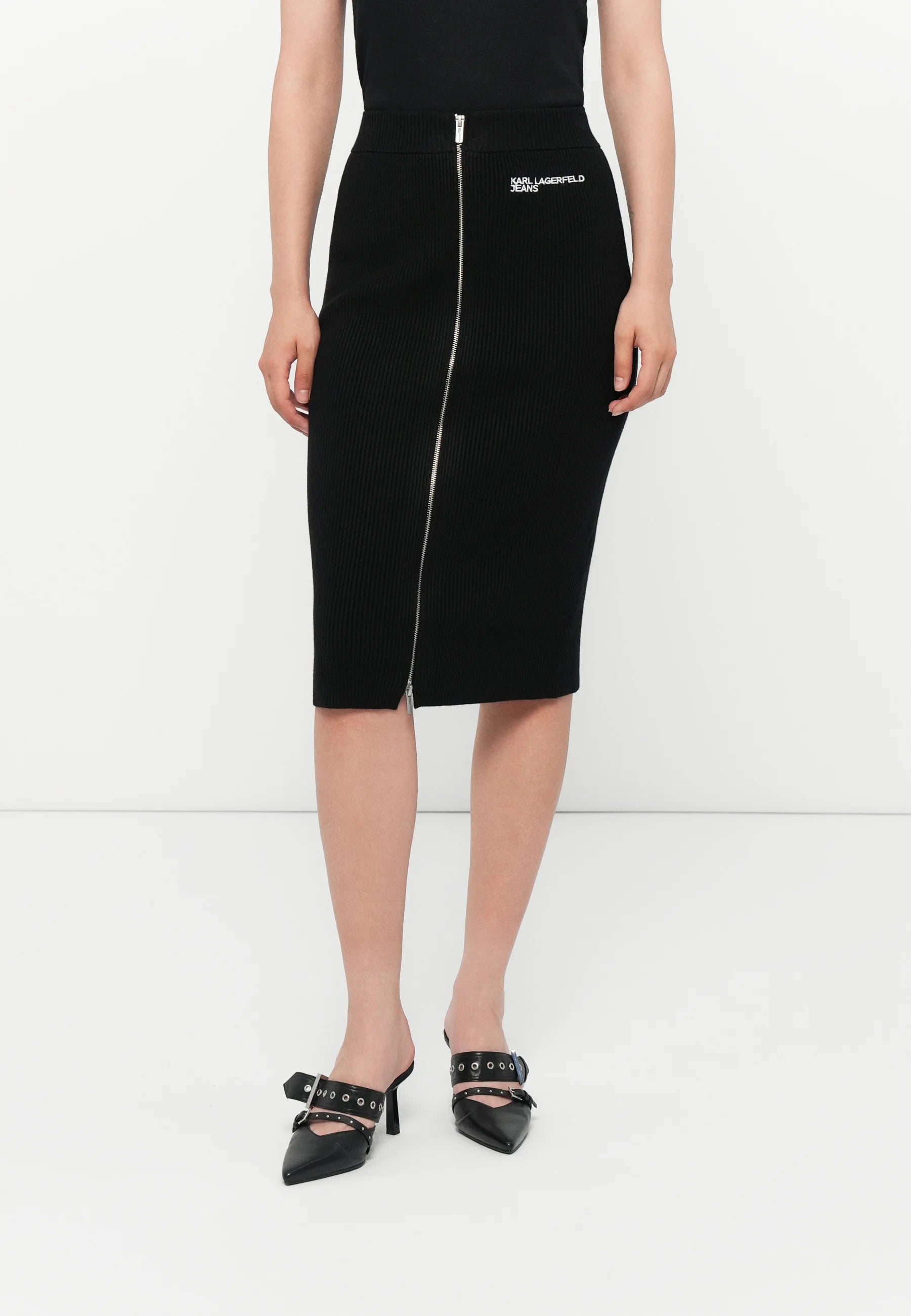 KARL LAGERFELD JEANS FUSTA NEAGRA