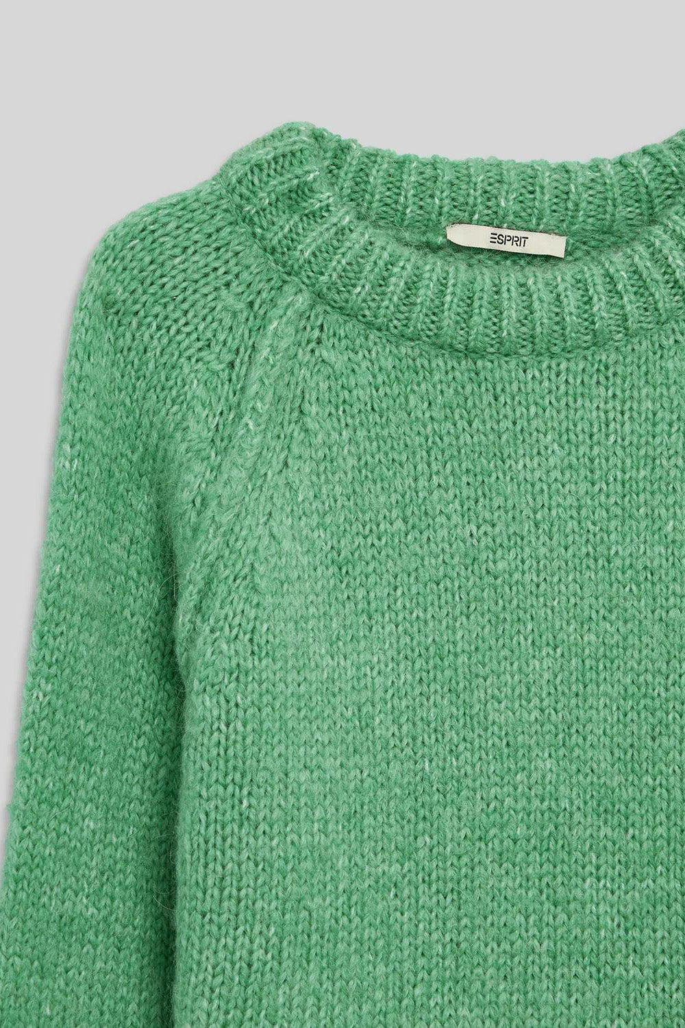 ESPRIT Pulover VERDE COMPOZITIE LÂNĂ