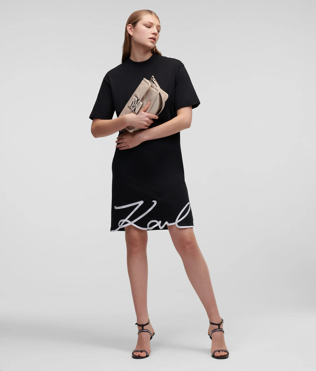 KARL LAGERFELD ROCHIE SIGNATURE BLACK