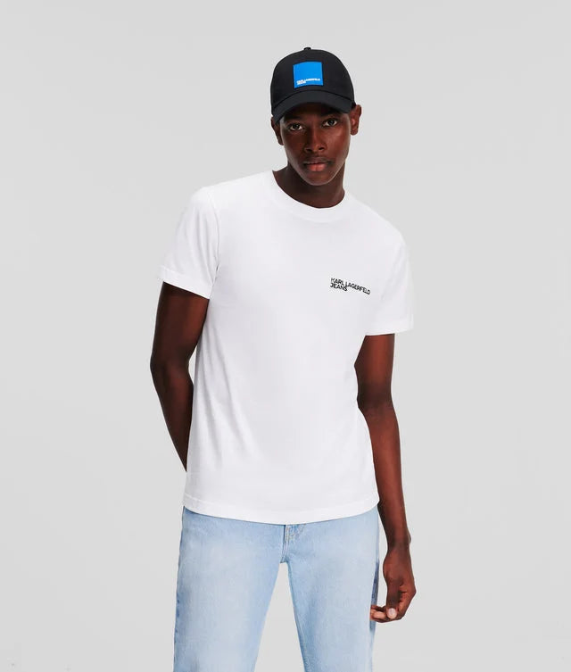 KARL LAGERFELD TRICOU KLJ SLIM SSLV WHITE