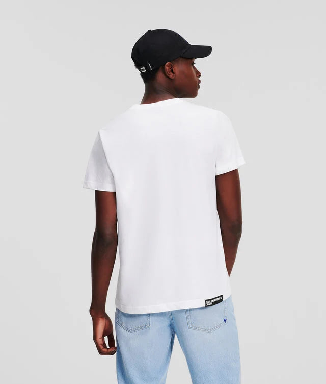 KARL LAGERFELD TRICOU KLJ SLIM SSLV WHITE
