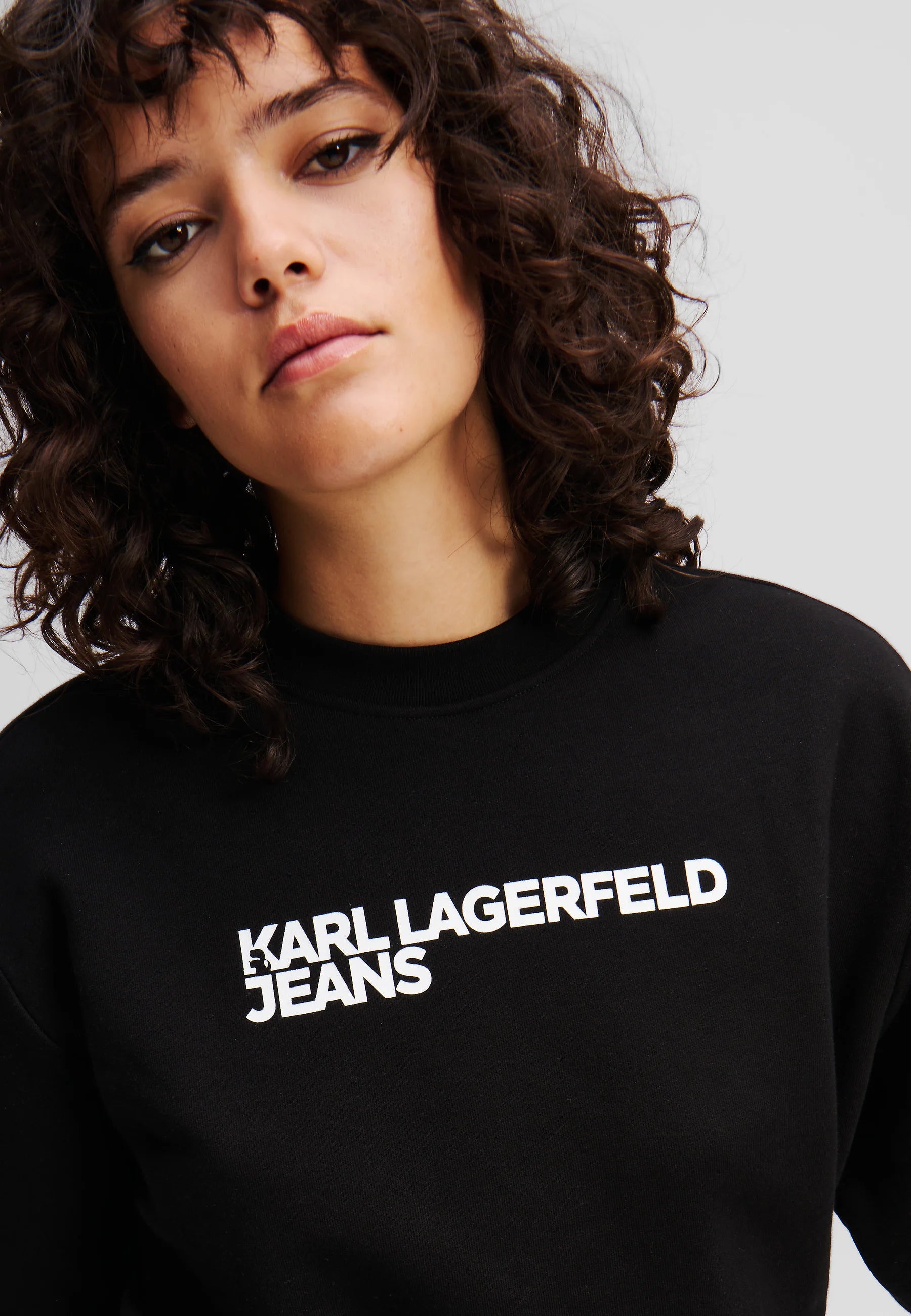 KARL LAGERFELD JEANS BLUZA CU MANECA LUNGA