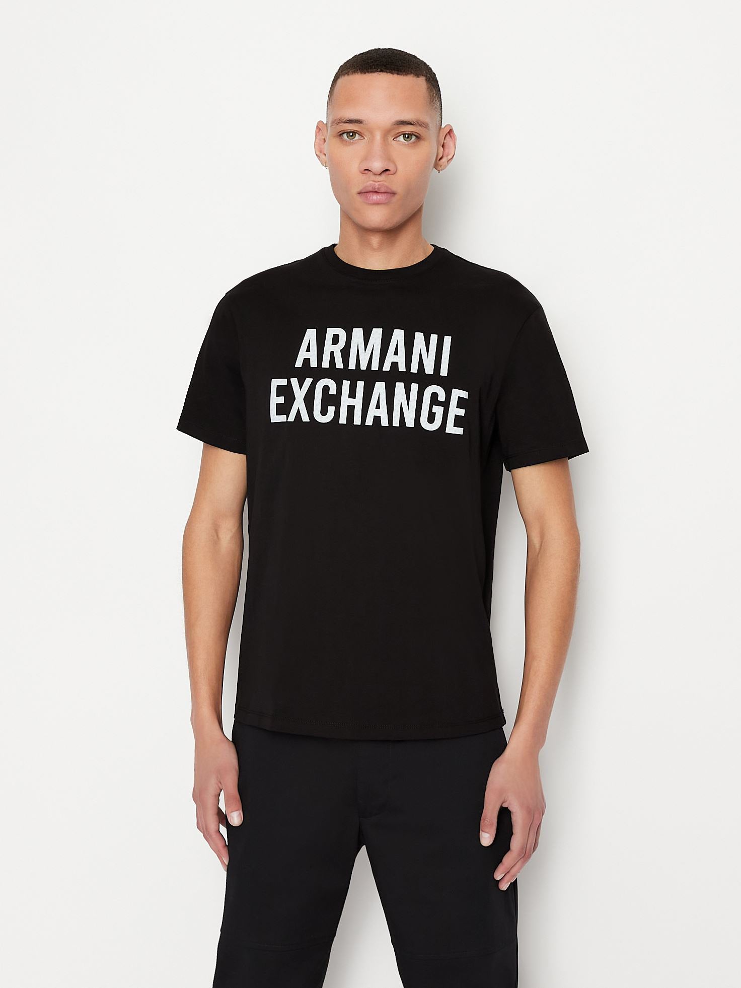 ARMANI EXCHANGE TRICOU BLACK REGULAR