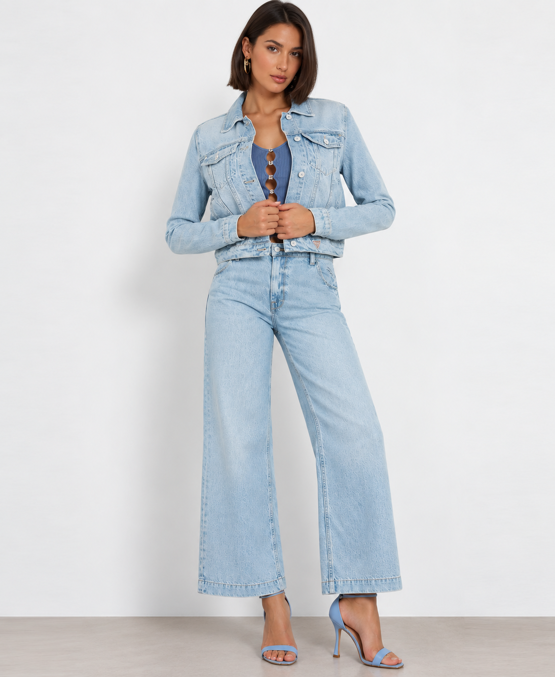 GUESS LIGHT BLUE DENIM