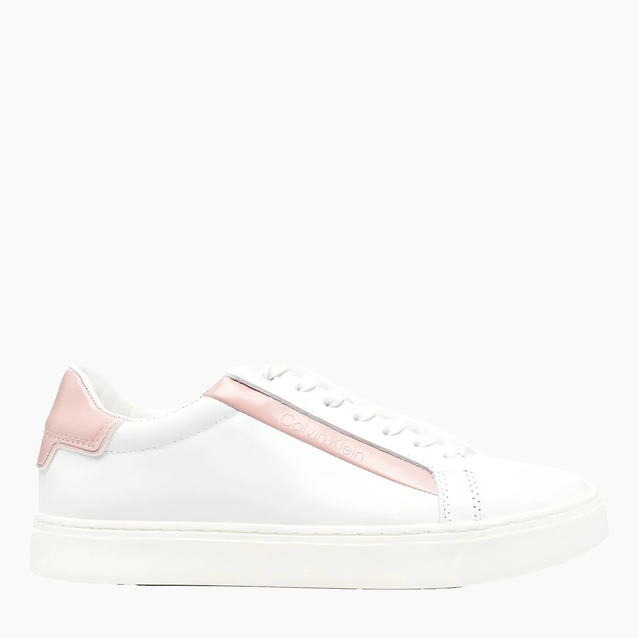 CALVIN KLEIN WHITE & PINK SNEAKERS