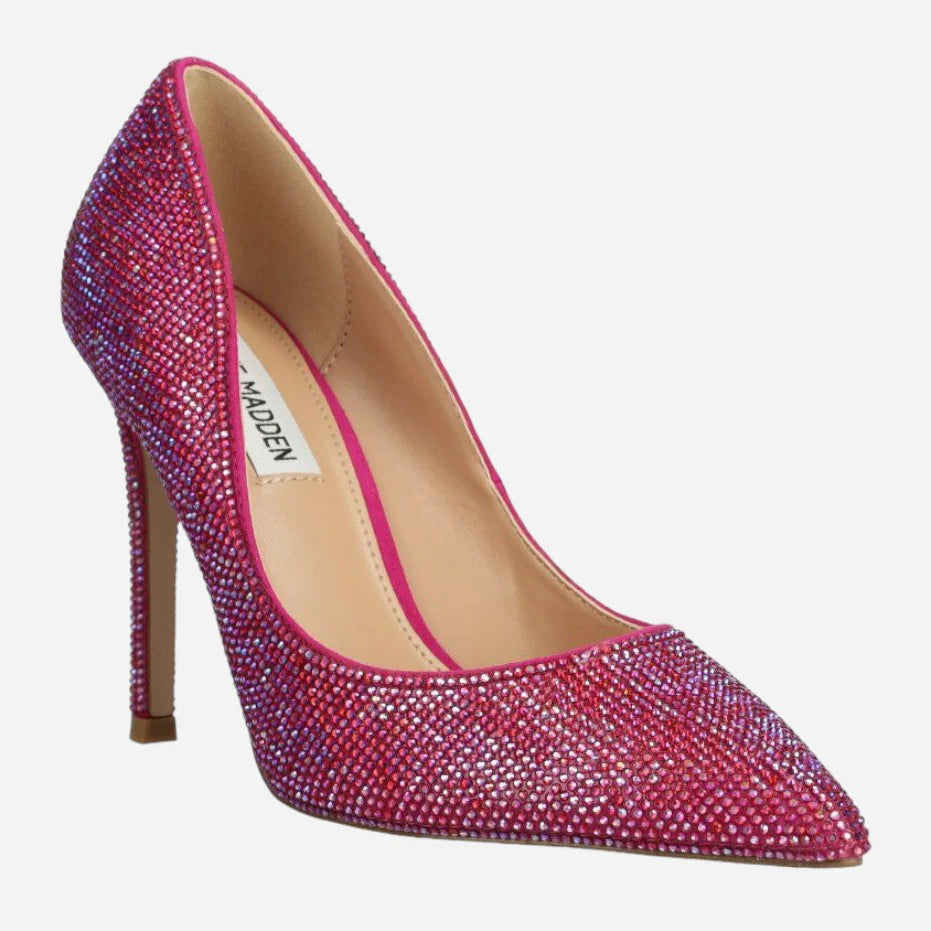 STEVE MADDEN PANTOFI CU TOC ELECTRIC PINK