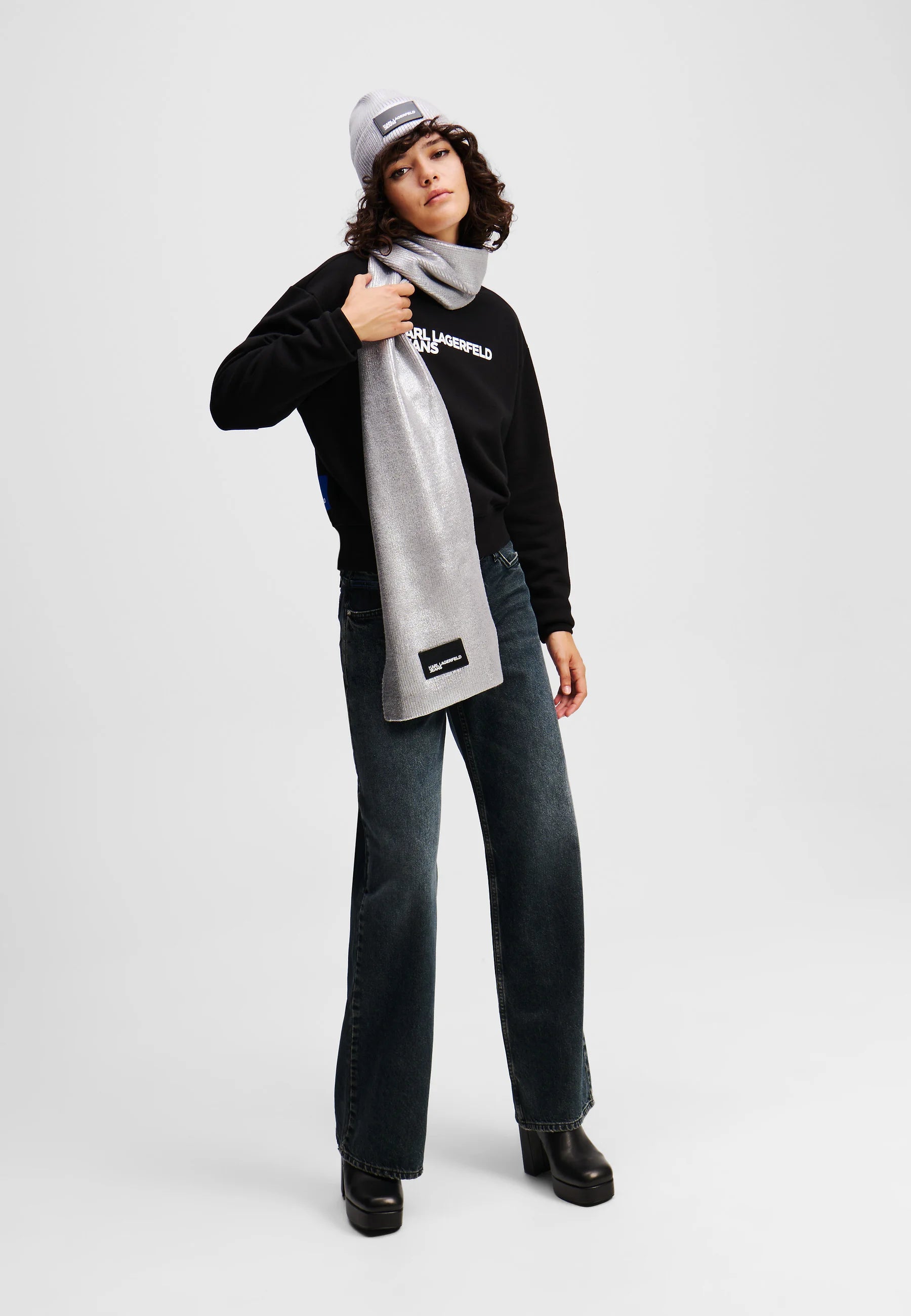 KARL LAGERFELD JEANS BLUZA CU MANECA LUNGA