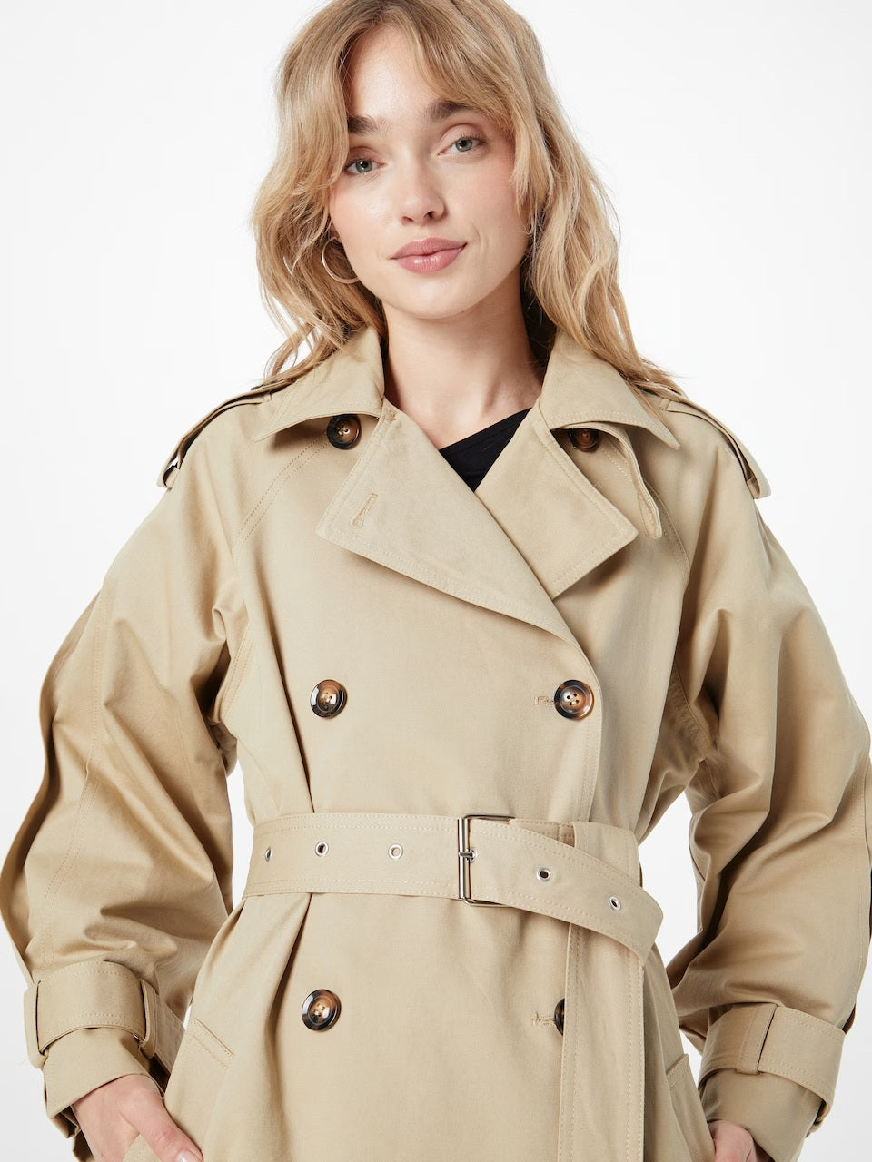 WAREHOUSE PALTON TRENCH MAXI BEJ