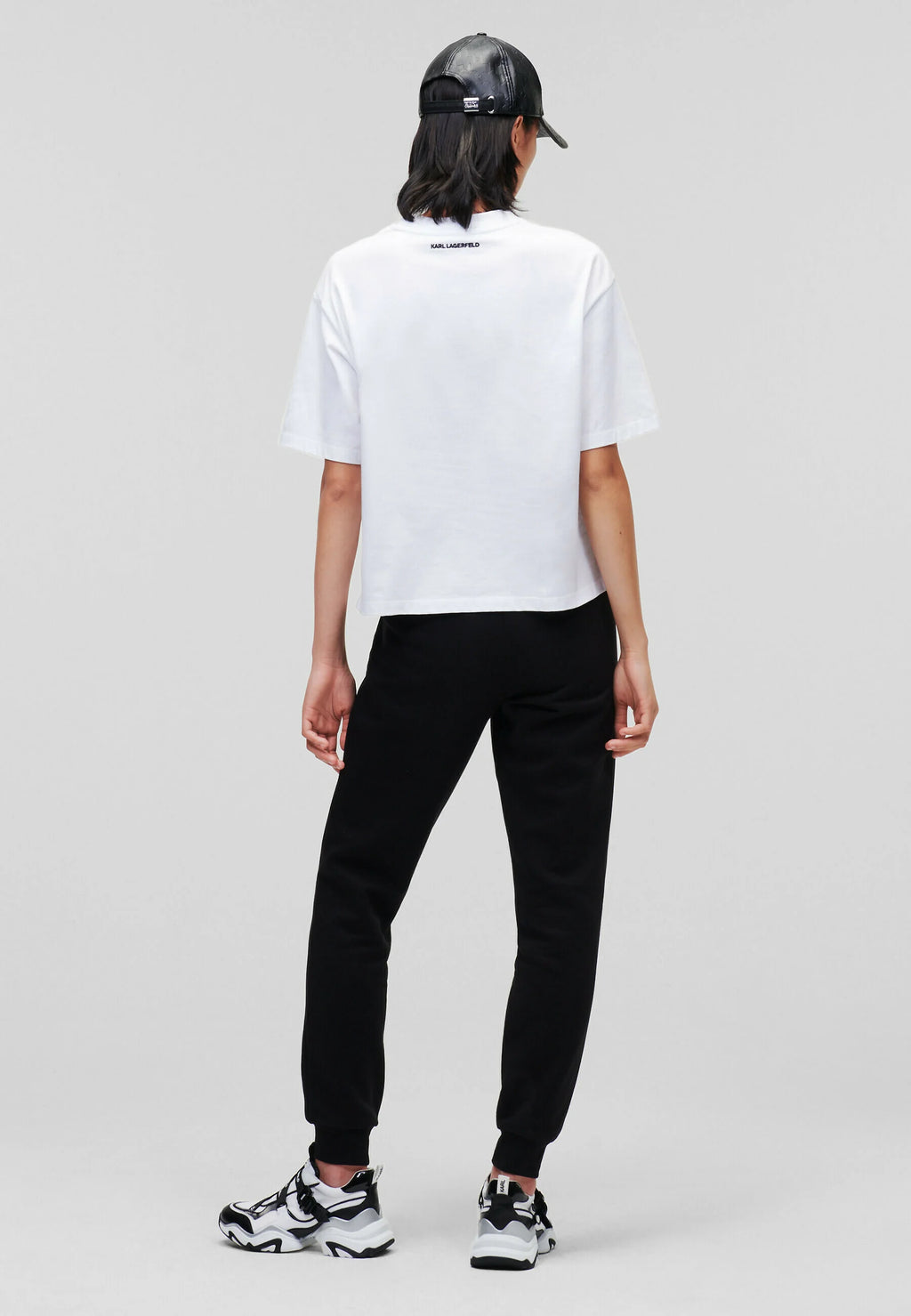 KARL LAGERFELD JEANS TRICOU WHITE SIGNATURE