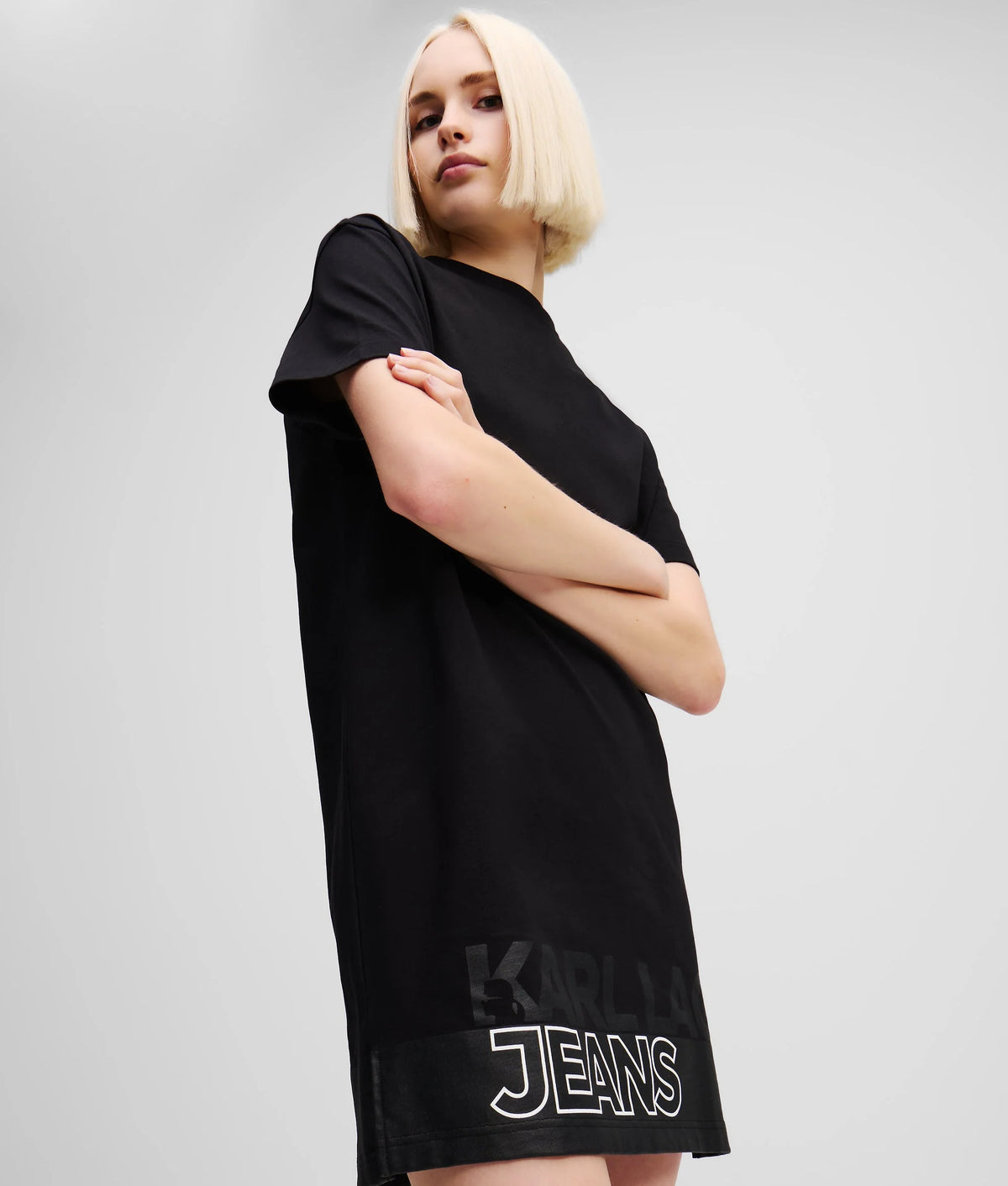 KARL LAGERFELD ROCHIE GRAPHIC BLACK