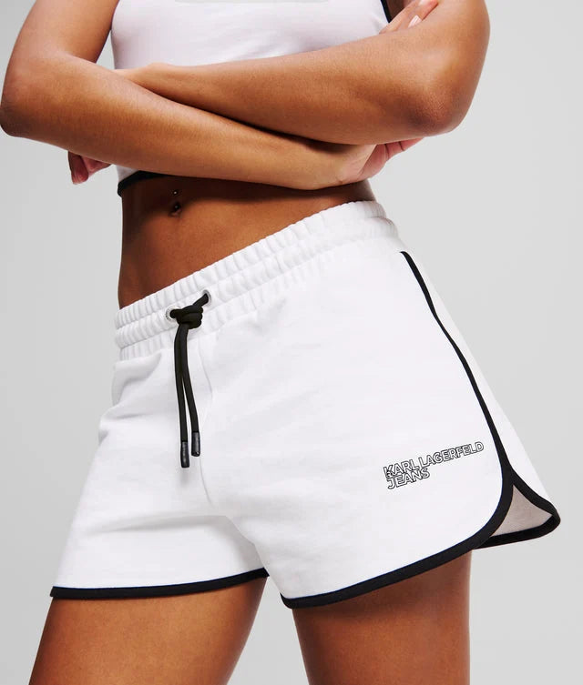 KARL LAGERFELD PANTALONI SCURȚI KLJ WHITE
