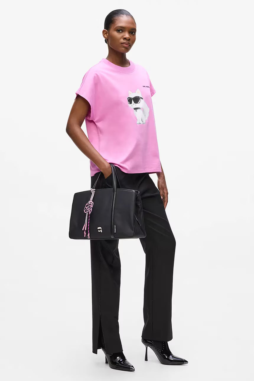 KARL LAGERFELD JEANS TRICOU AQUARELLE ROZ