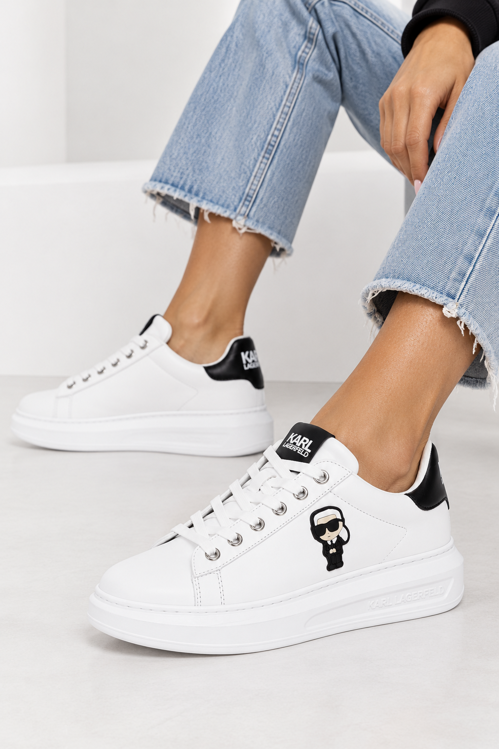KARL LAGERFELD PANTOFI SPORT KAPRI IKON LO LACE