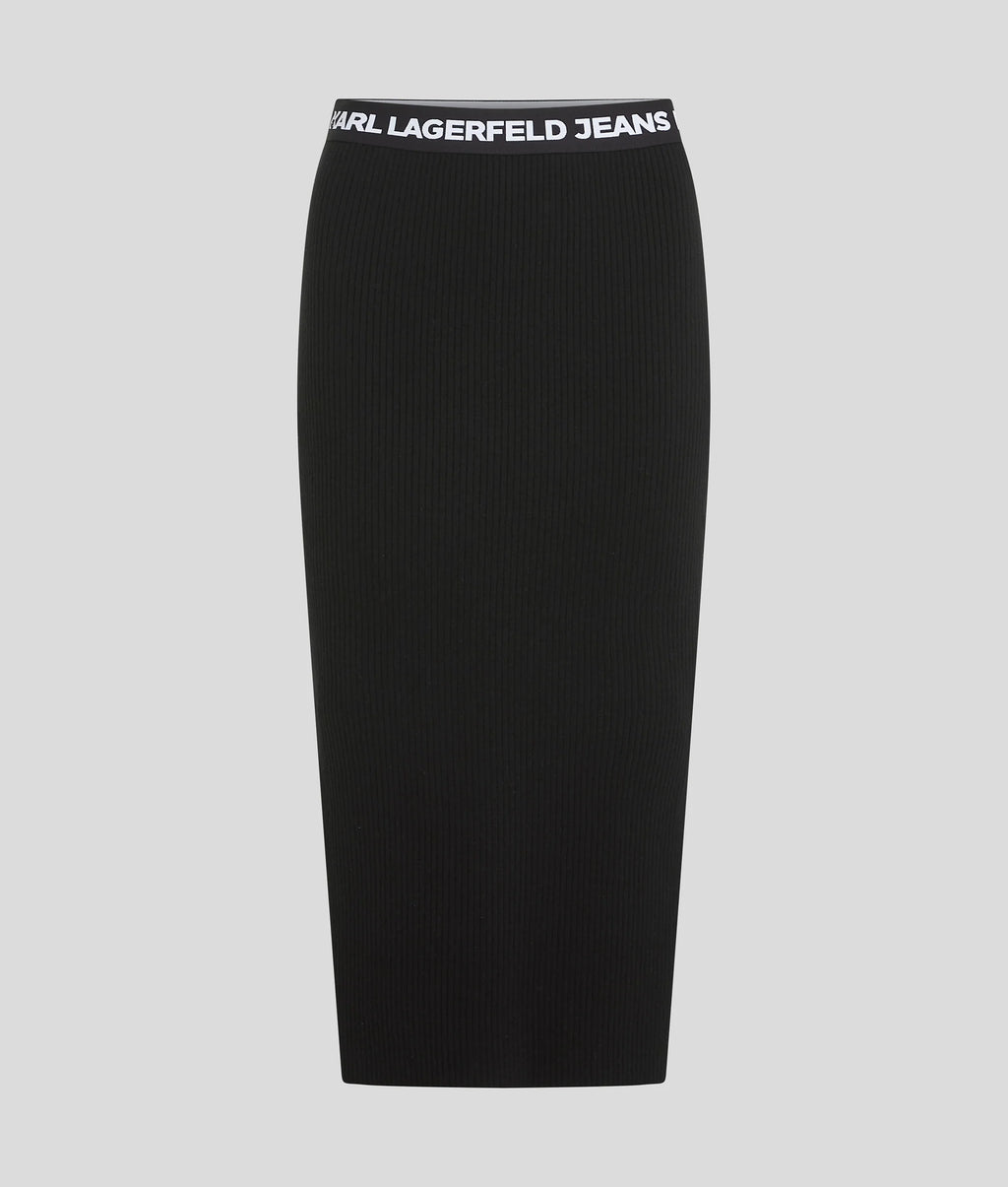 KARL LAGERFELD FUSTA MIDI BLACK