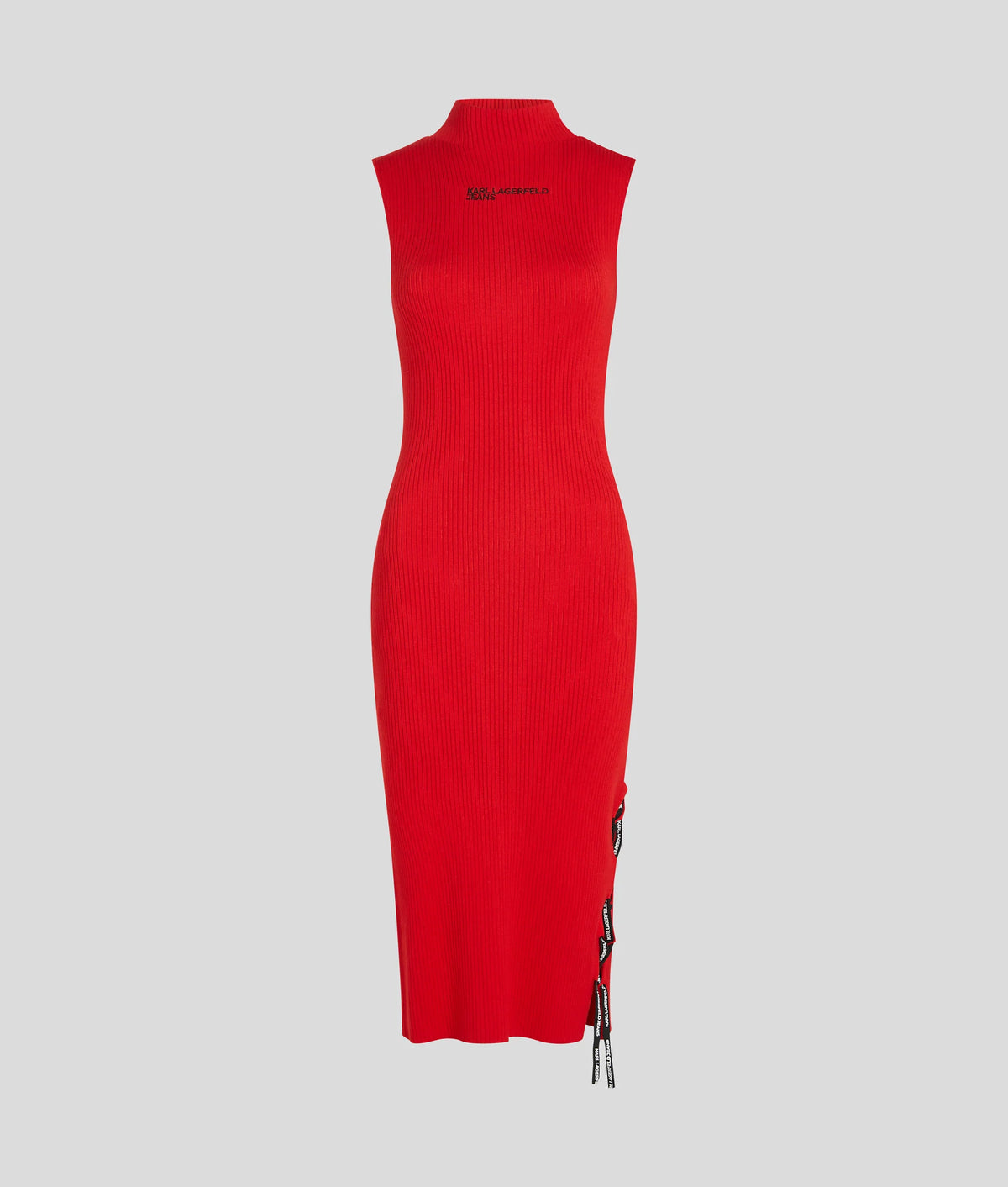KARL LAGERFELD ROCHIE MIDI CASUAL RED