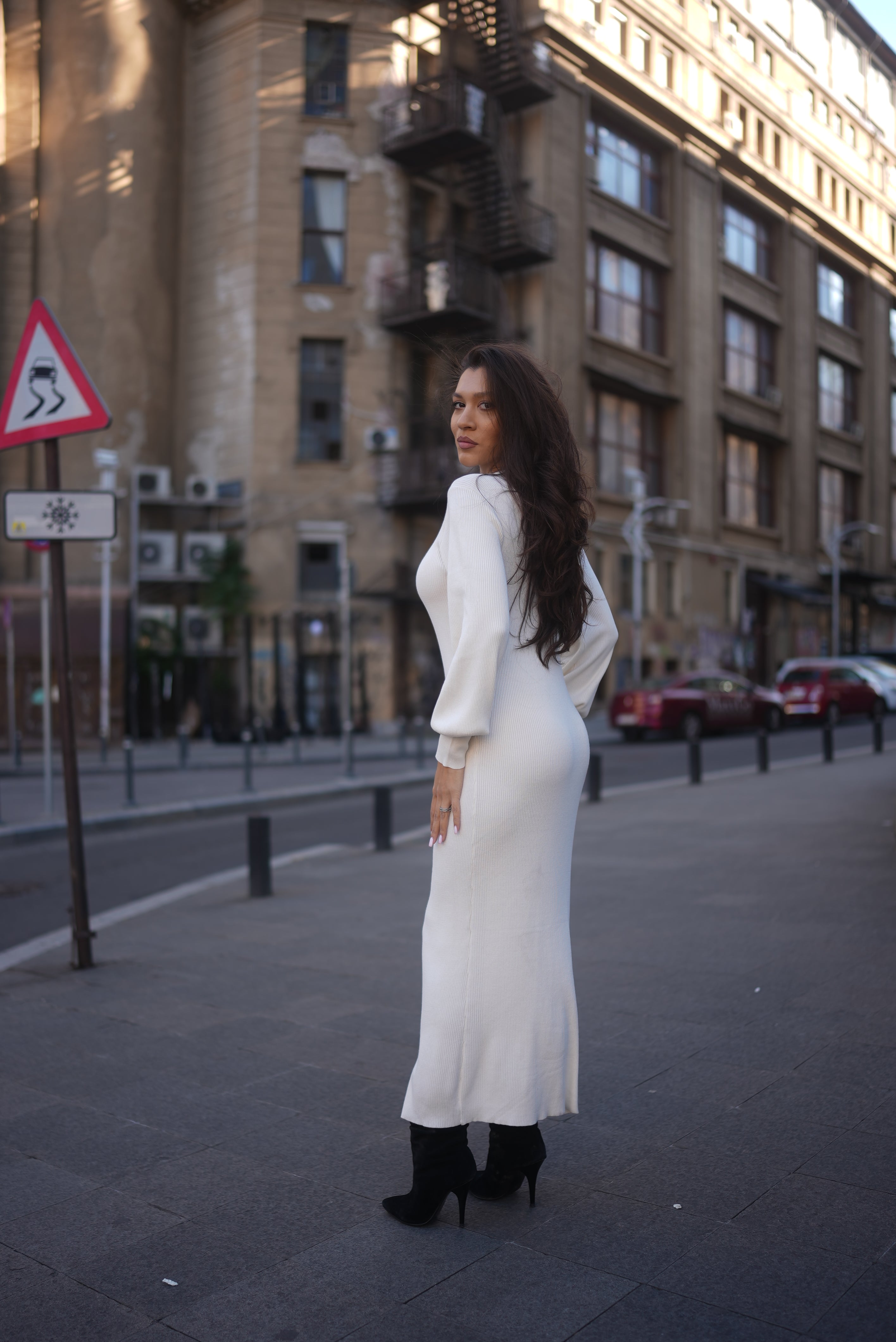 VERO MODA ROCHIE CASUAL ALB