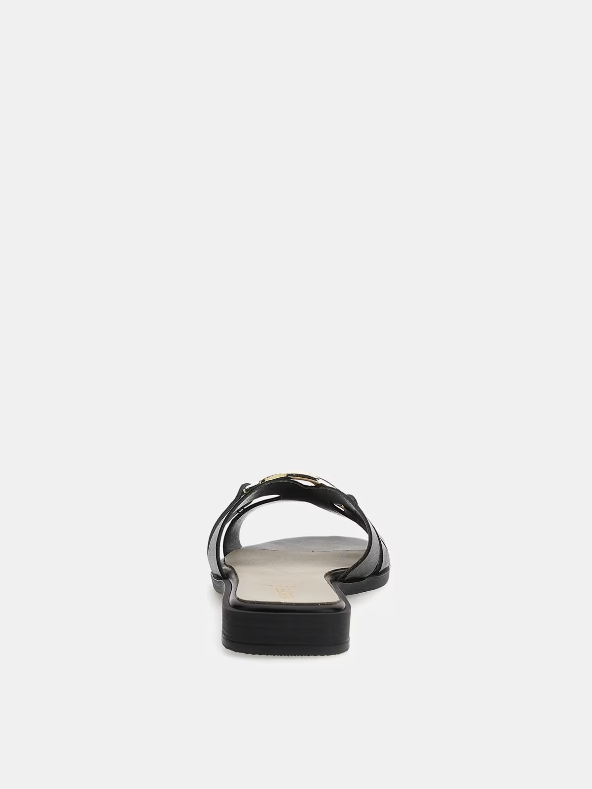 GUESS PAPUCI BLACK LEATHER