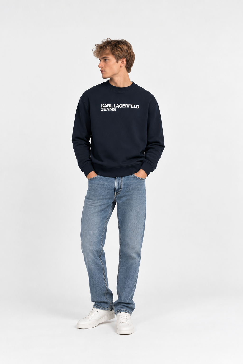 KARL LAGERFELD HANORAC ESSENTIAL NAVY
