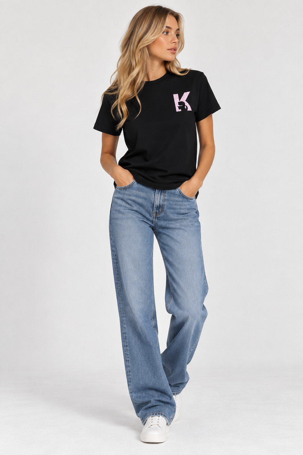 KARL LAGERFELD TRICOU MEMPHIS BLACK