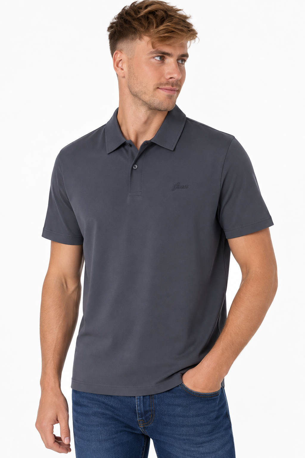 GUESS TRICOU GRAY MEN