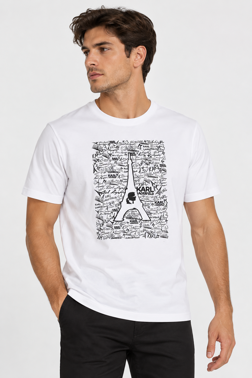 KARL LAGERFELD TRICOU PARIS PRINT
