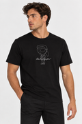 KARL LAGERFELD TRICOU BIG IKON BLACK