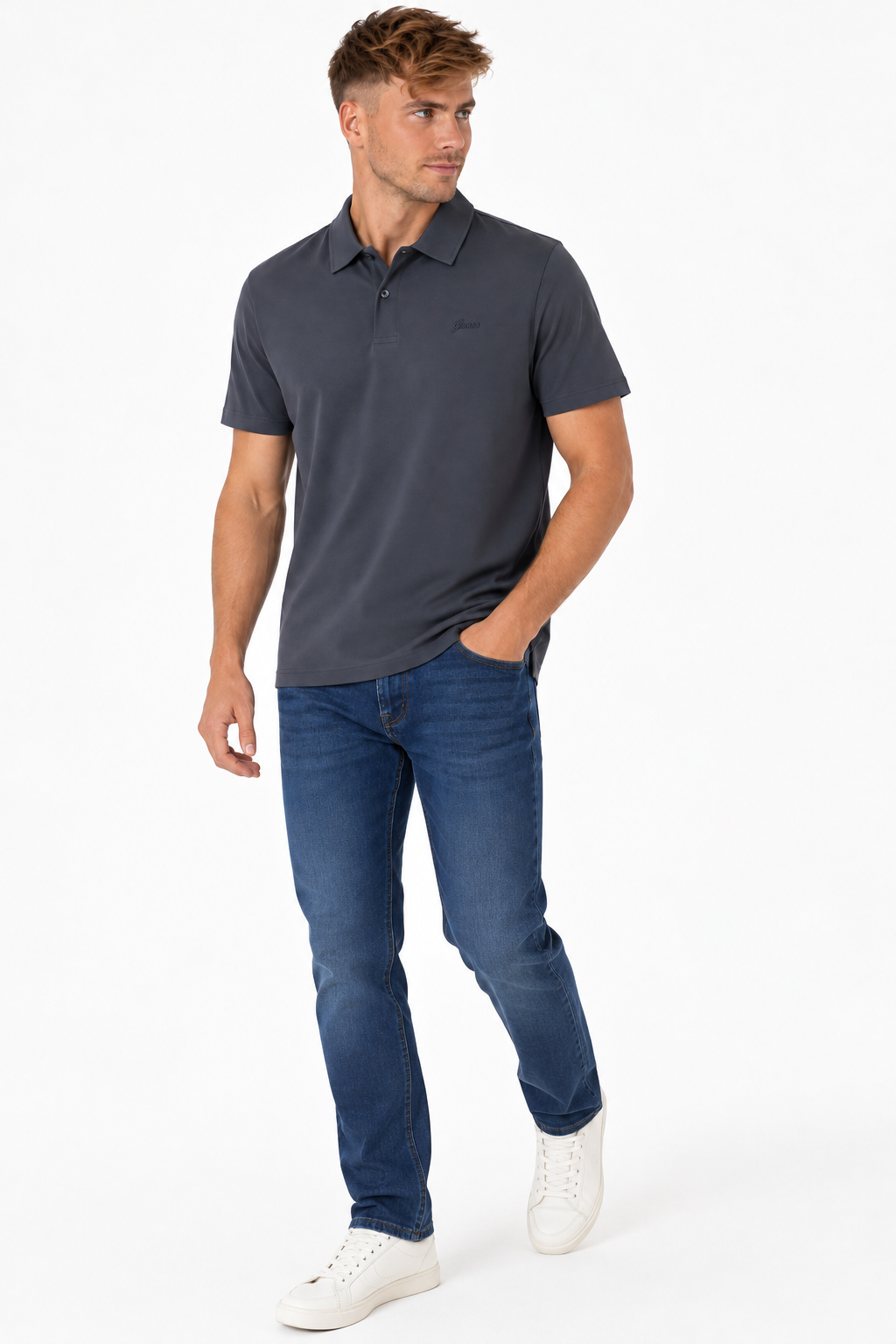 GUESS TRICOU GRAY MEN