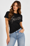 GUESS TRICOU CU LOGO IN RELIEF