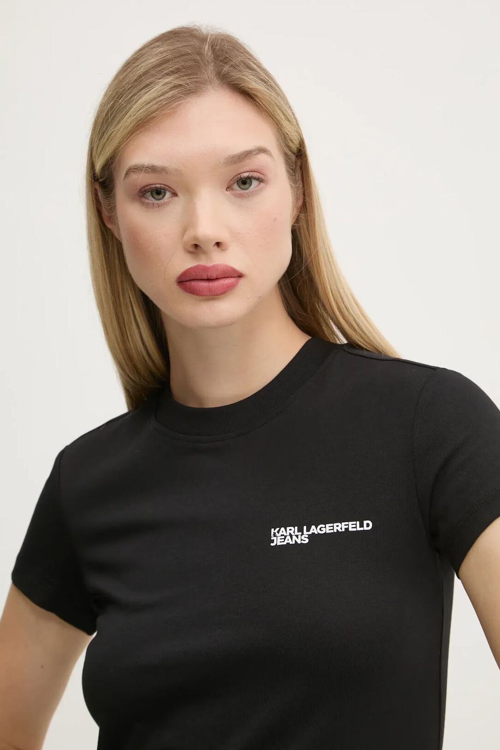 KARL LAGERFELD JEANS TRICOU NEGRU KLJ