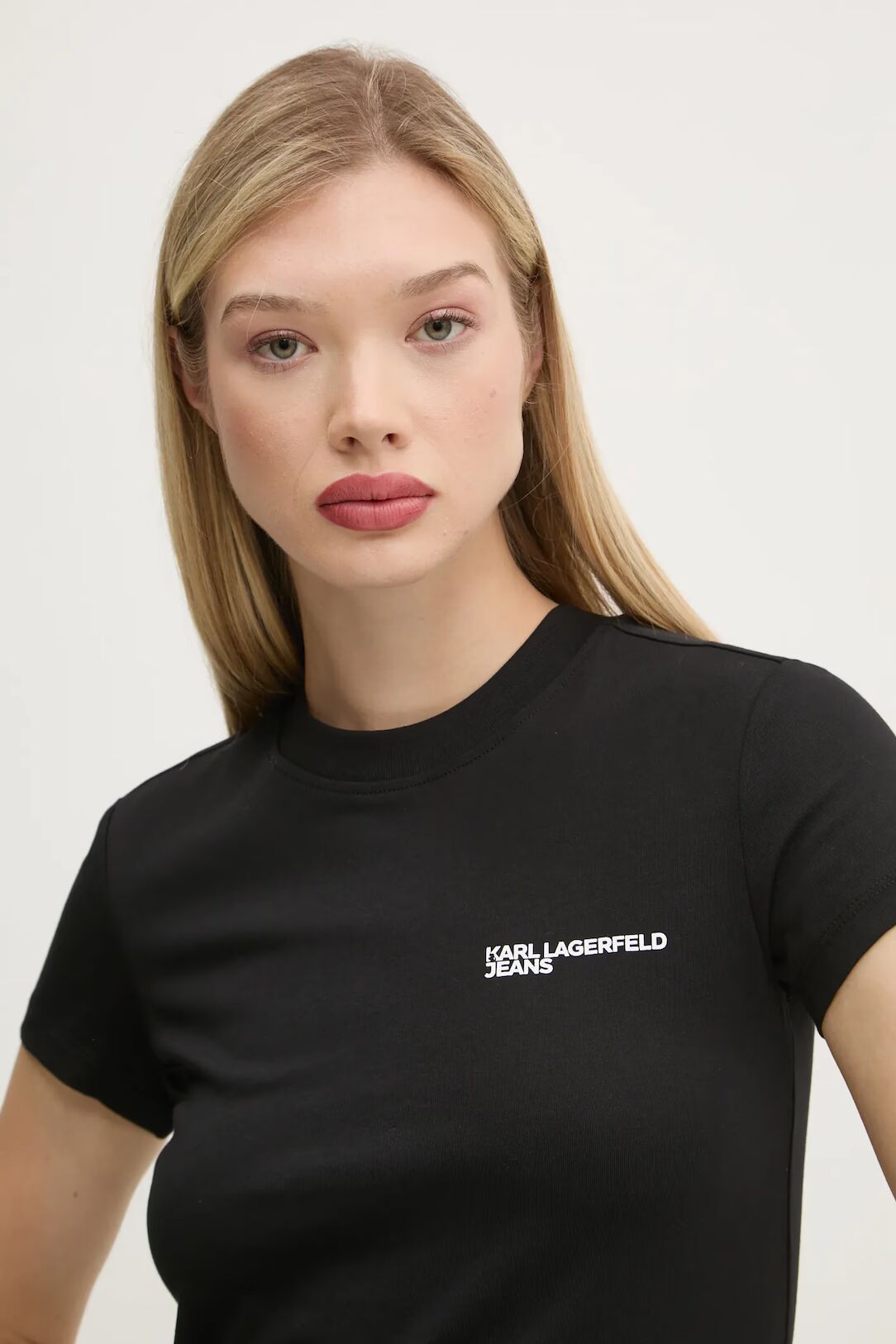 KARL LAGERFELD JEANS TRICOU NEGRU KLJ