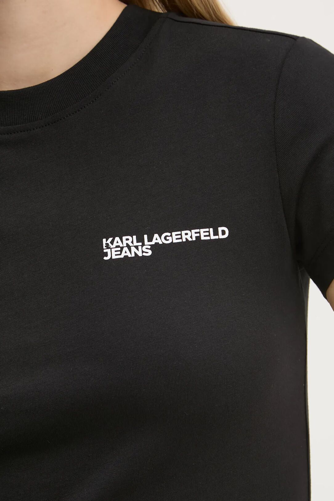 KARL LAGERFELD JEANS TRICOU NEGRU KLJ