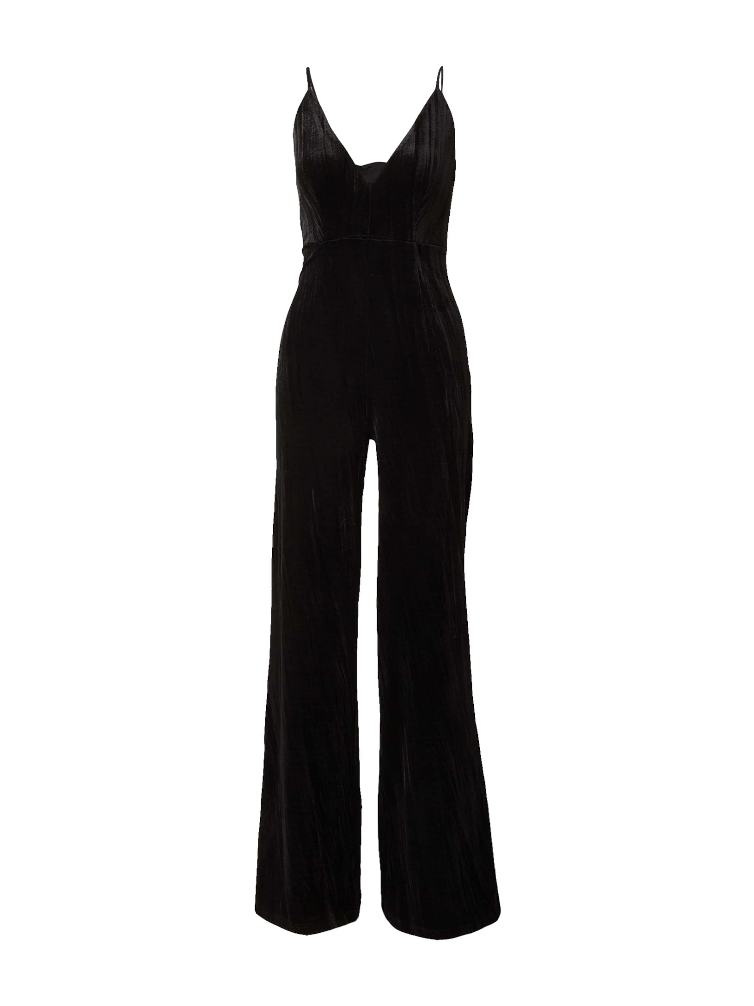 NASTY GAL SALOPETA VELVET NEGRU