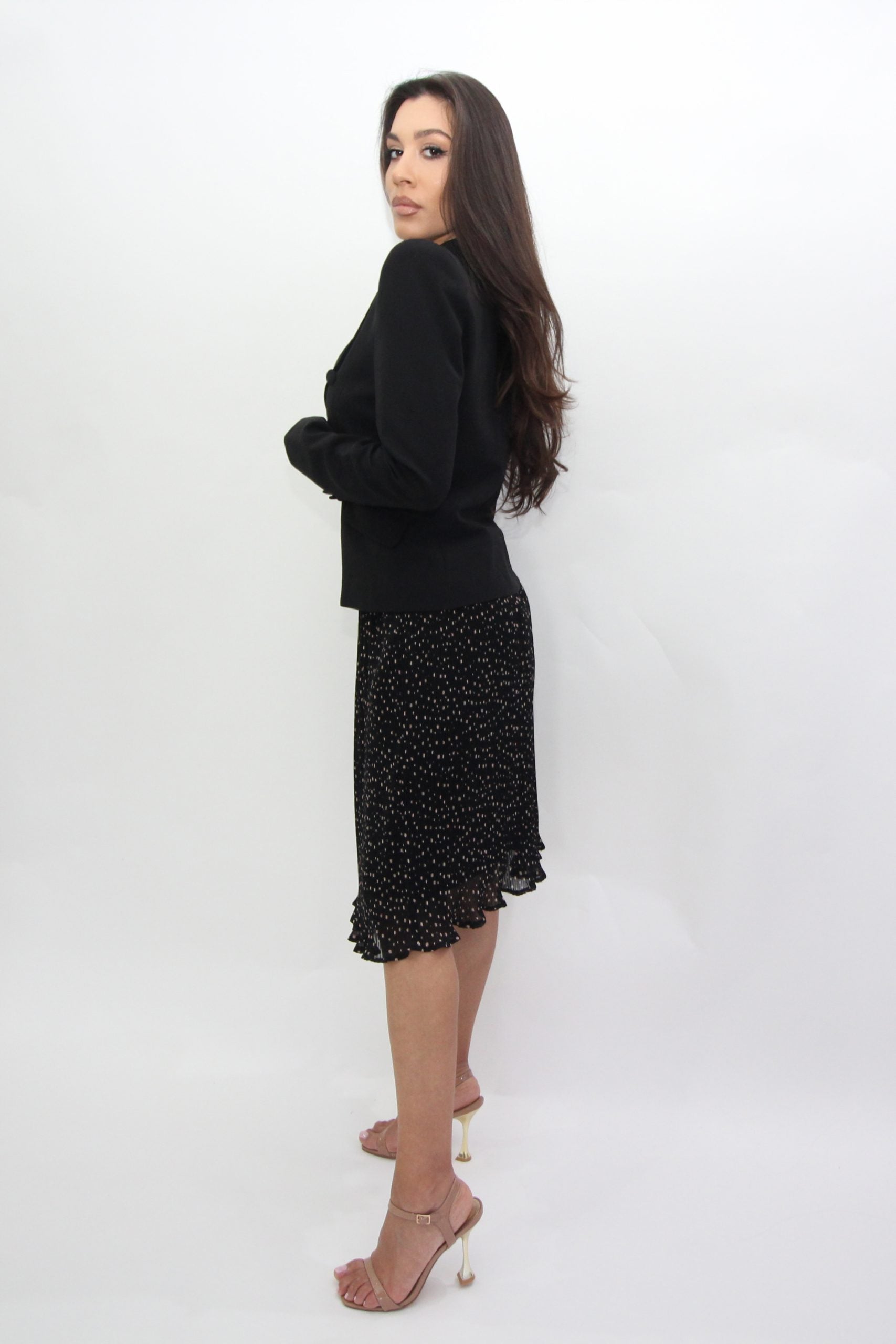 VILA FUSTA PLISATA ELEGANTA