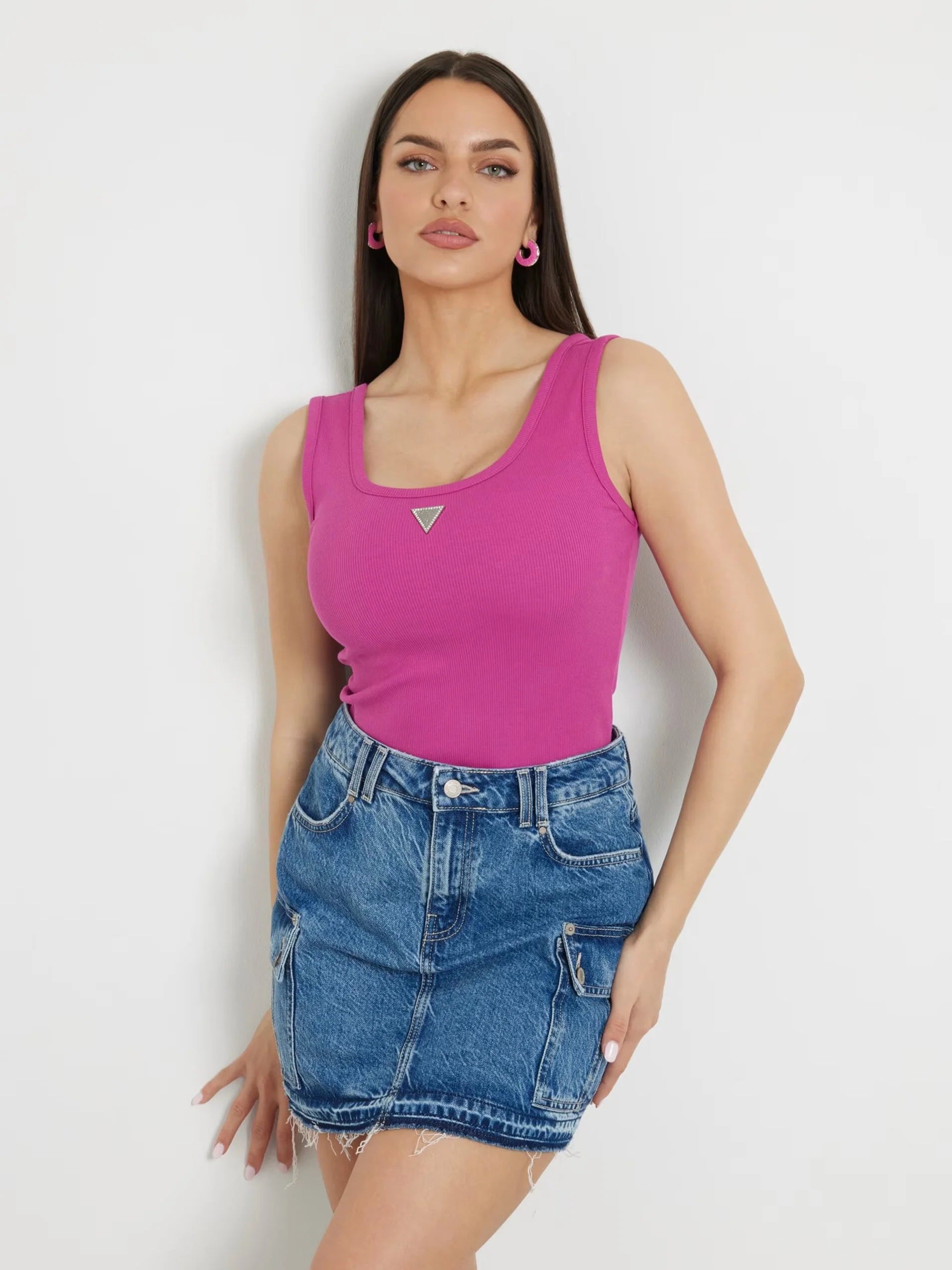 GUESS TOP ELECTRIC PINK