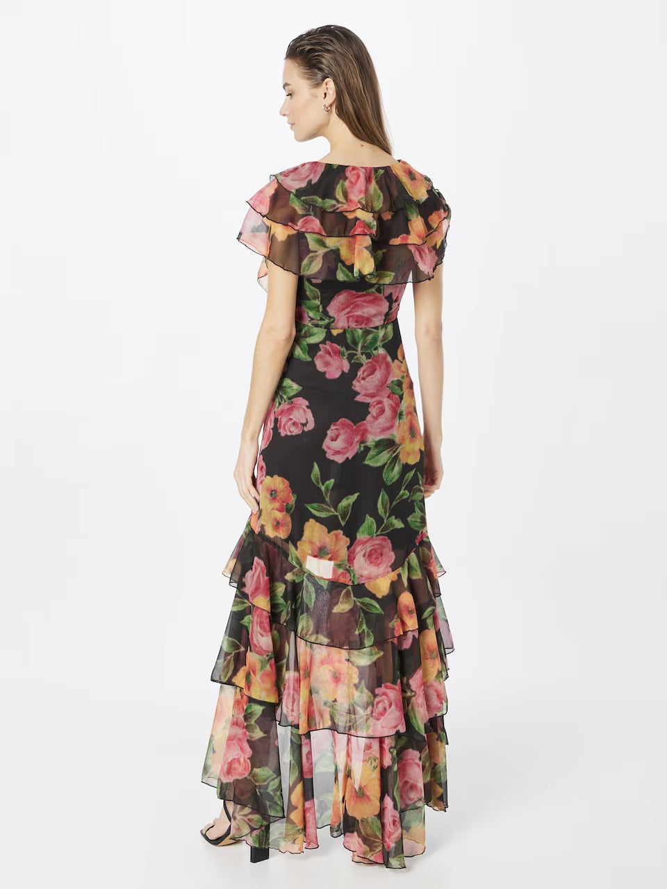 NASTY GAL ROCHIE MAXI IMPRIMEU FLORAL