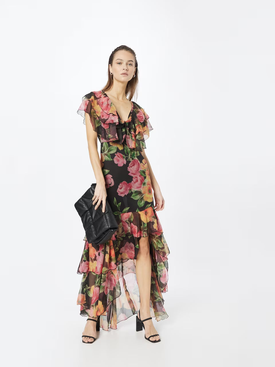 NASTY GAL ROCHIE MAXI IMPRIMEU FLORAL
