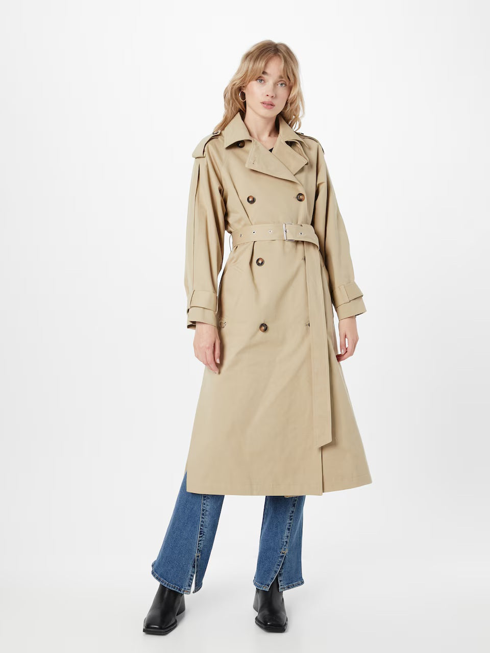 WAREHOUSE PALTON TRENCH MAXI BEJ