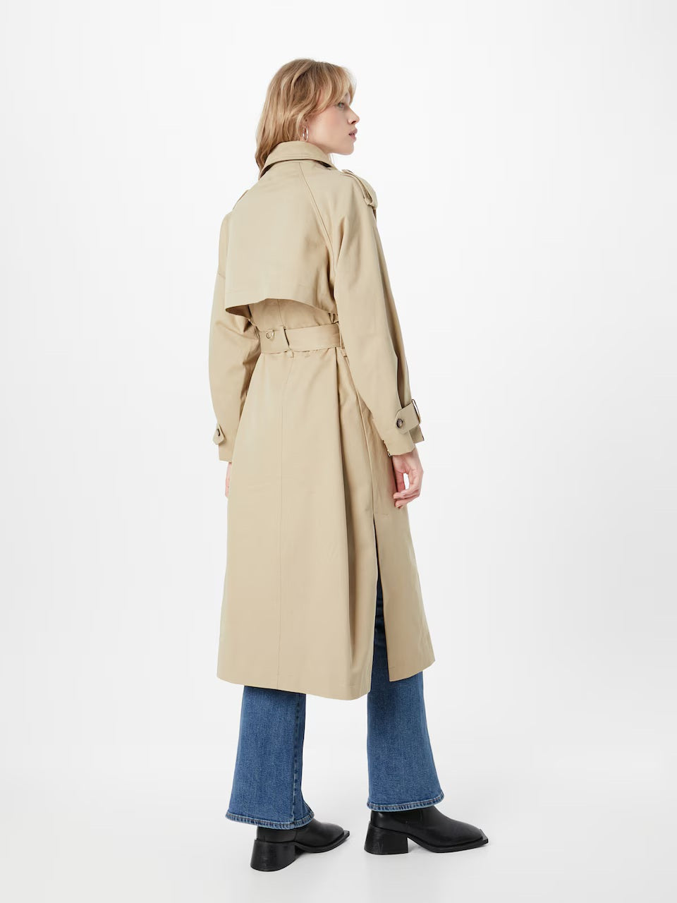 WAREHOUSE PALTON TRENCH MAXI BEJ