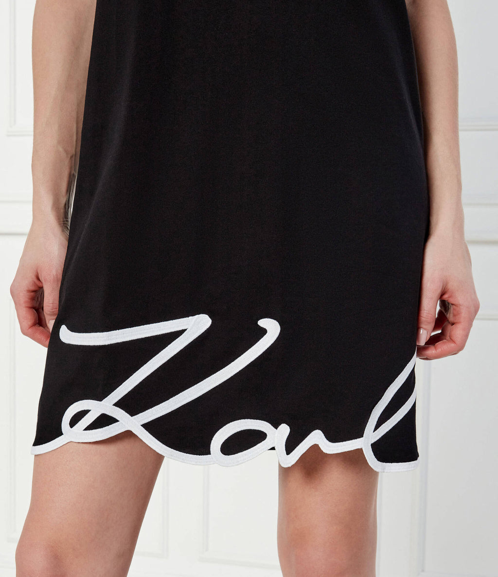 KARL LAGERFELD ROCHIE SIGNATURE BLACK