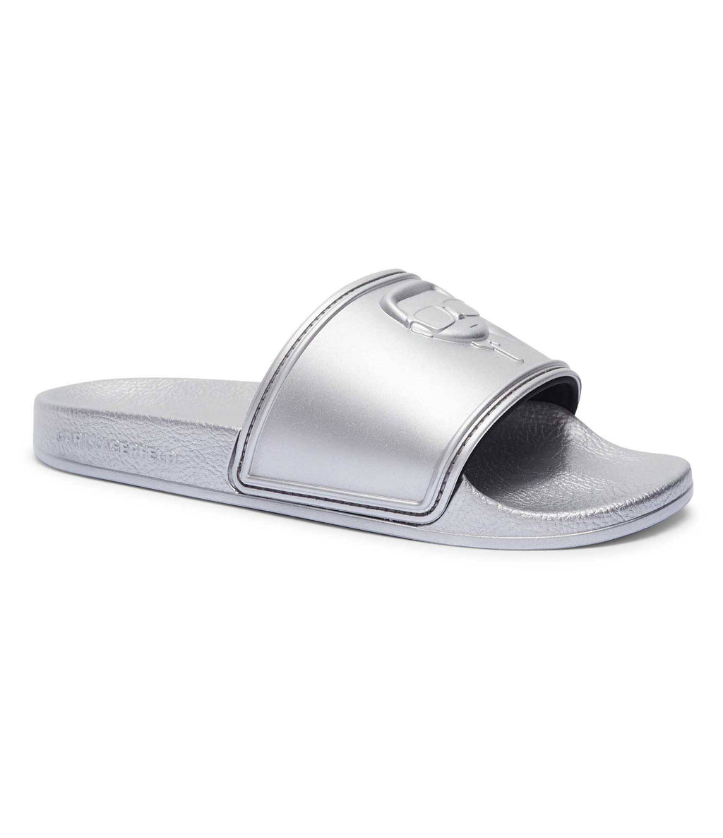 KARL LAGERFELD Şlapi Kondo 2.0 silver