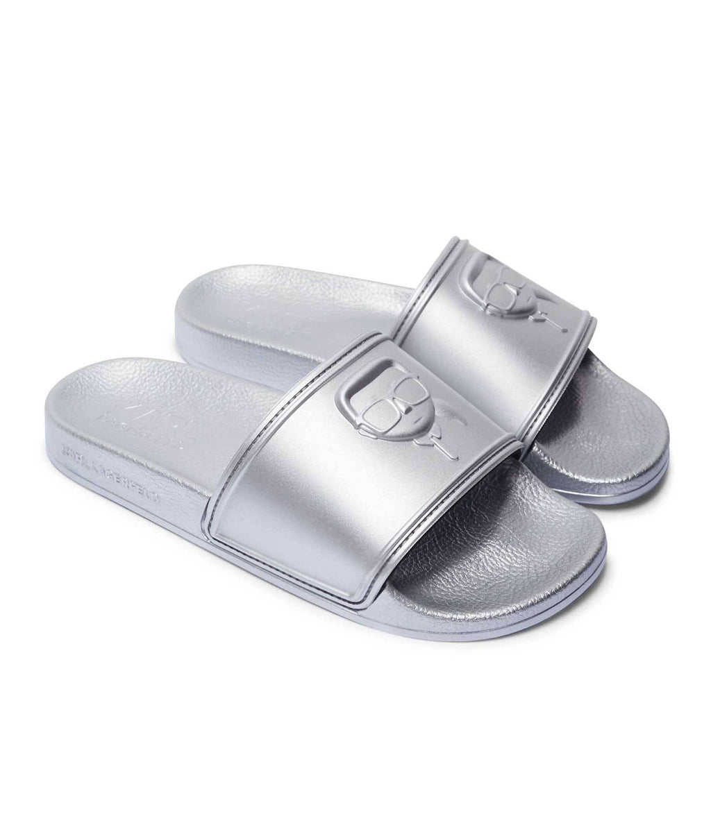 KARL LAGERFELD Şlapi Kondo 2.0 silver
