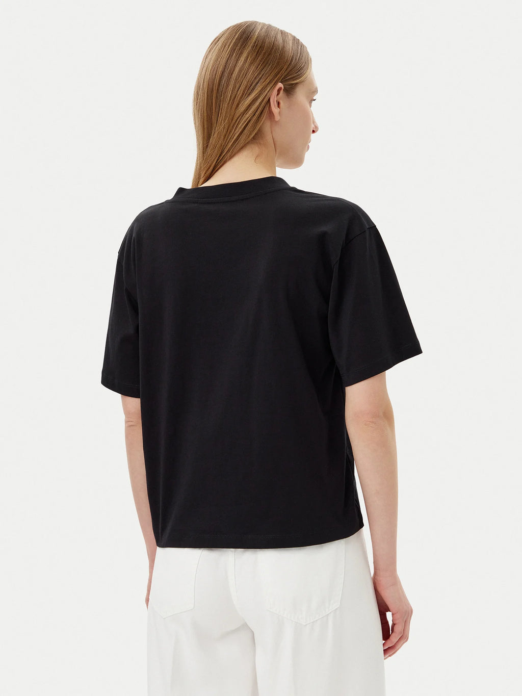 KARL LAGERFELD JEANS BLACK SIGNATURE HEM