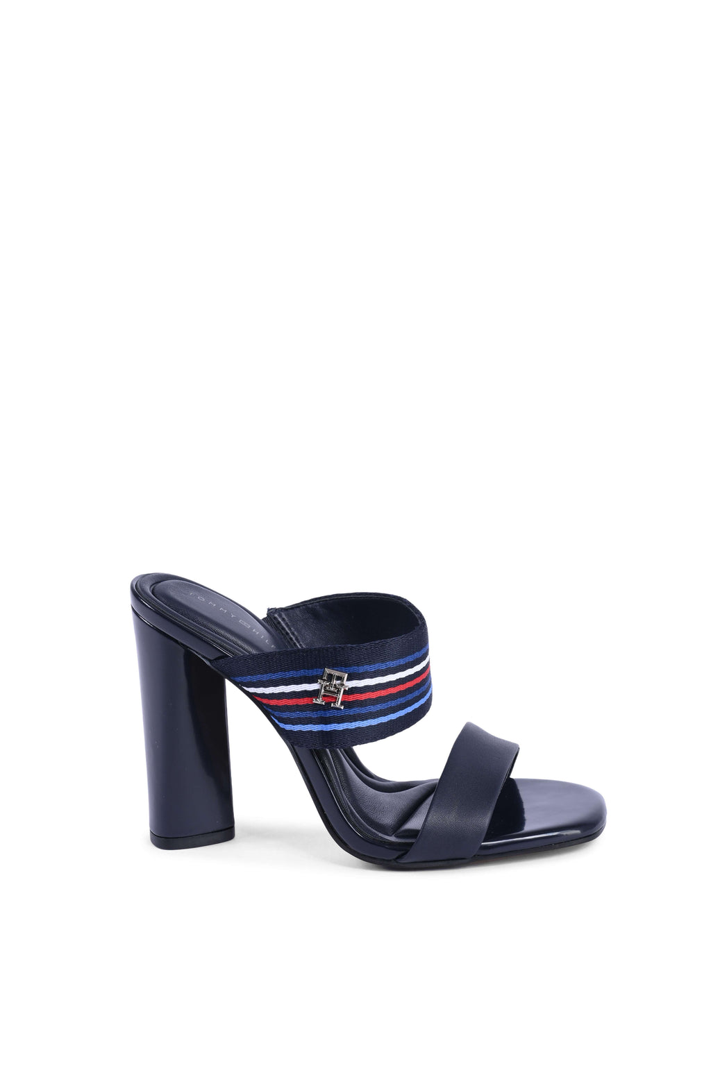 TOMMY HILFIGER SANDALE navy cu toc