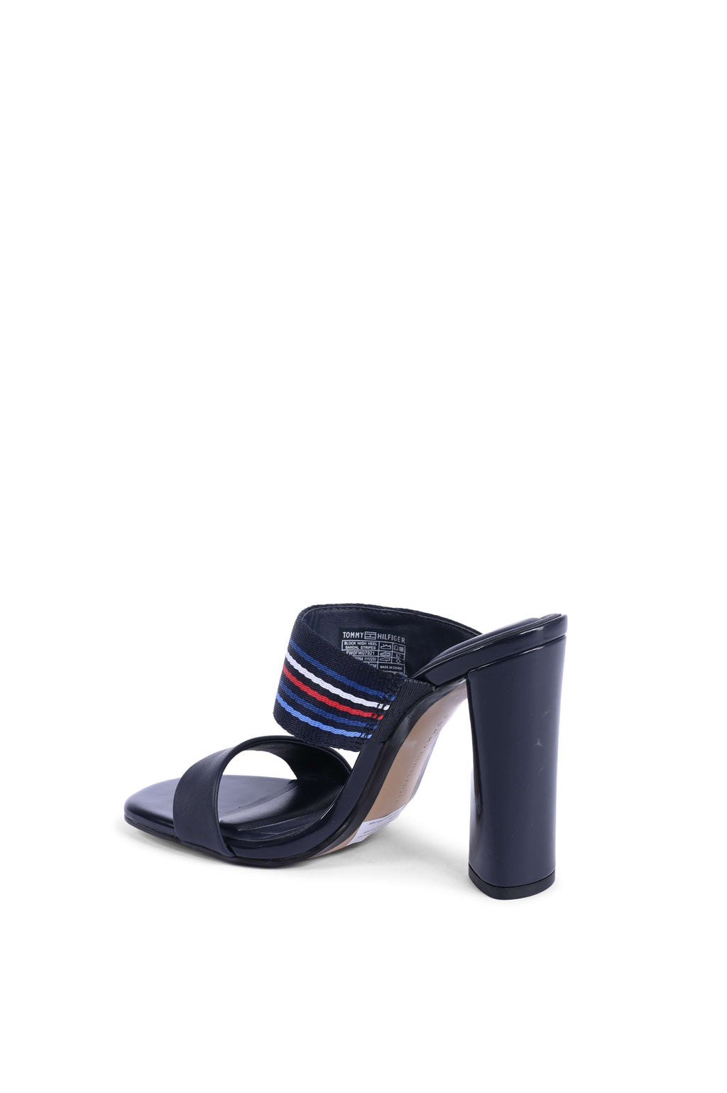 TOMMY HILFIGER SANDALE navy cu toc