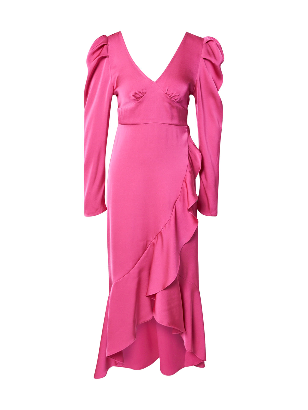 NASTY GAL ROCHIE ELEGANTA ROZ CU VOLANE