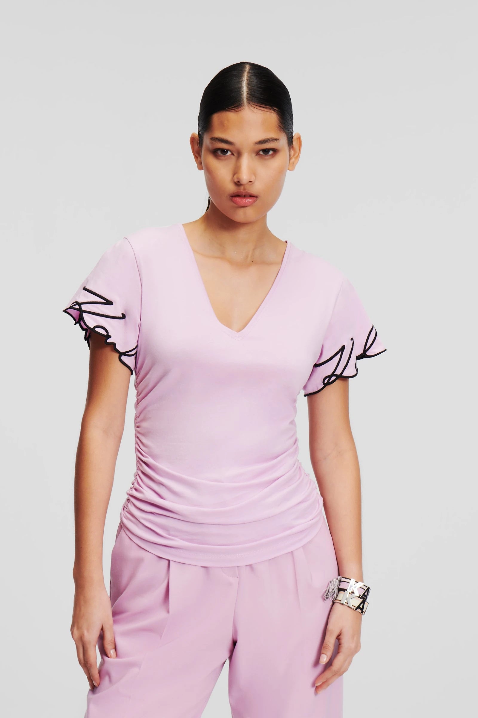 KARL LAGERFELD JEANS SIGNATURE PINK